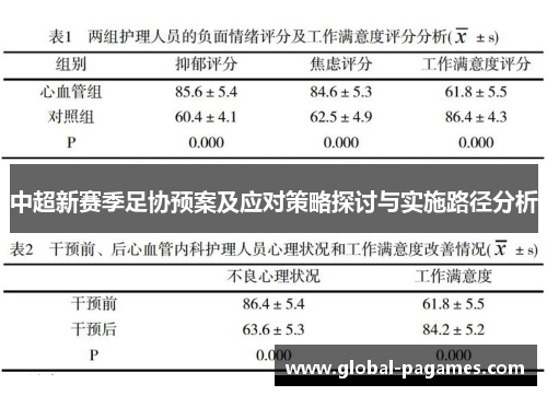 中超新赛季足协预案及应对策略探讨与实施路径分析