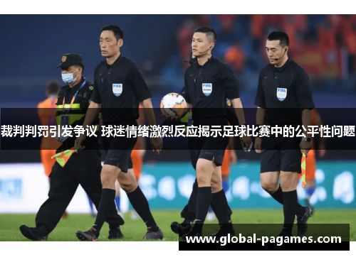 裁判判罚引发争议 球迷情绪激烈反应揭示足球比赛中的公平性问题