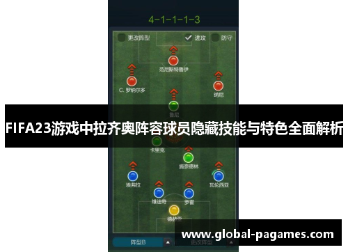 FIFA23游戏中拉齐奥阵容球员隐藏技能与特色全面解析